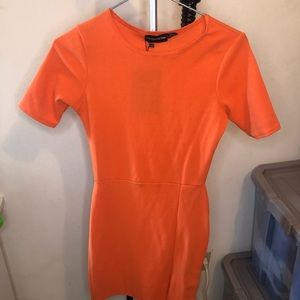 Orange Pretty Little Thing Bodycon Mini Dress (4)